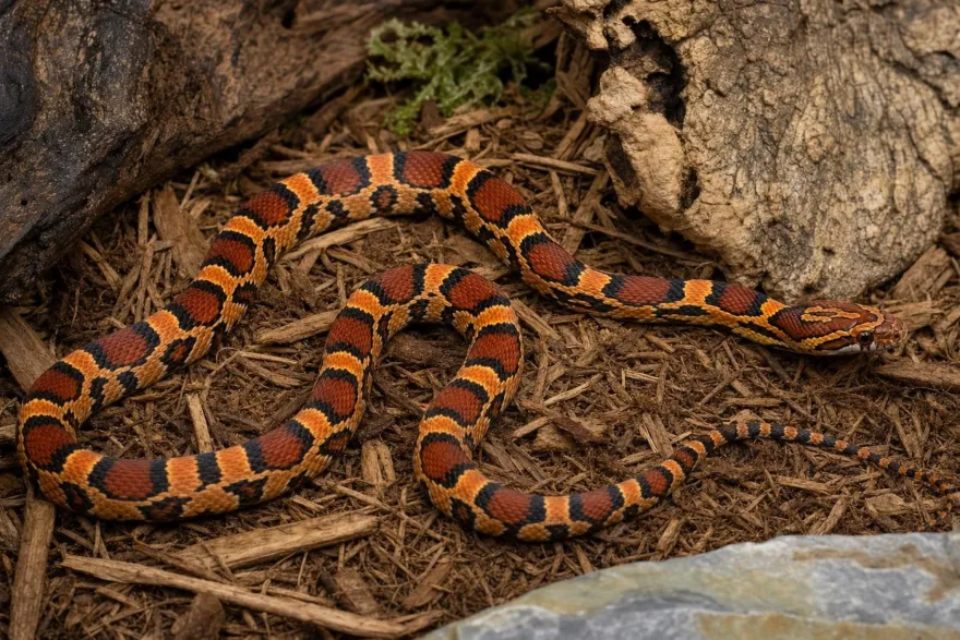 Abbott-Okeetee-Kornnatter, Pantherophis guttatus