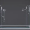 Amazing Aqua Glas Ein-/Auslassrohre mit Skimmer-Set, 12/16 mm