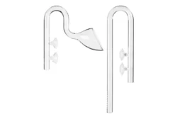 Amazing Aqua Glas Ein-/Auslassrohre Lilly-Set, 16/22 mm