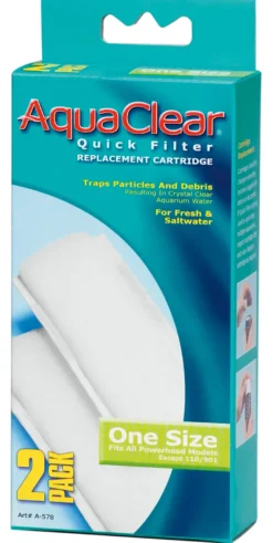 Aqua Clear Schaumstoffpatr.f.Schnellfil.2er-Pack