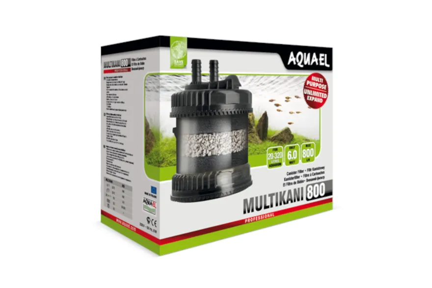 Aquael Filter Multikani 800, Außenfilter