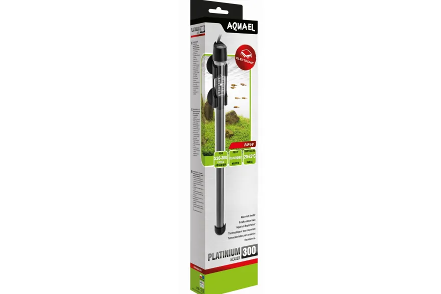 Aquael Platinium Heater, Glas-Heizstab, 300 W