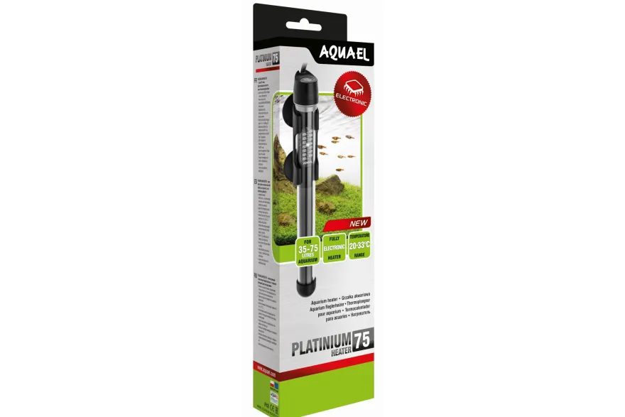 Aquael Platinium Heater, Glas-Heizstab, 75 W