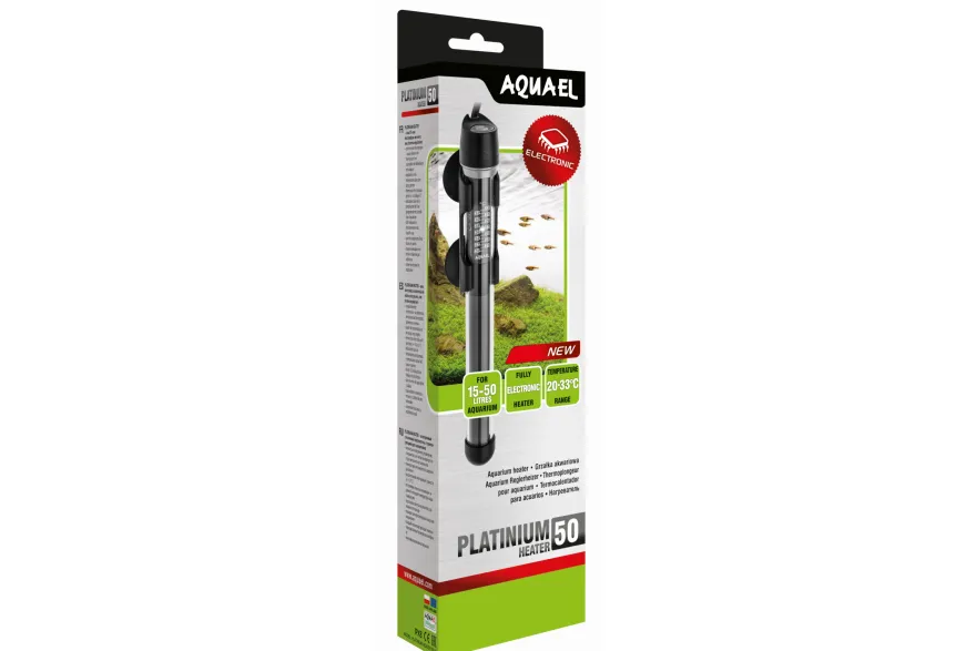 Aquael Platinium Heater, Glas-Heizstab, 50 W