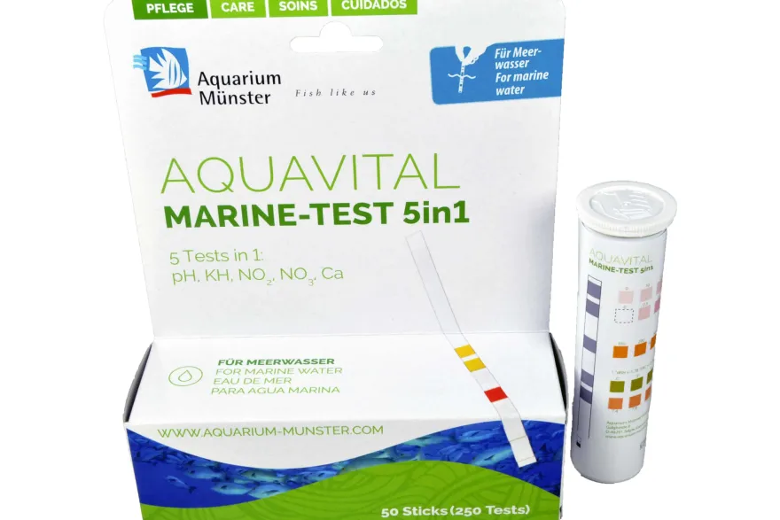 Aquavital Marinetest 5 in 1 (50 Teststreifen Meerwasser)