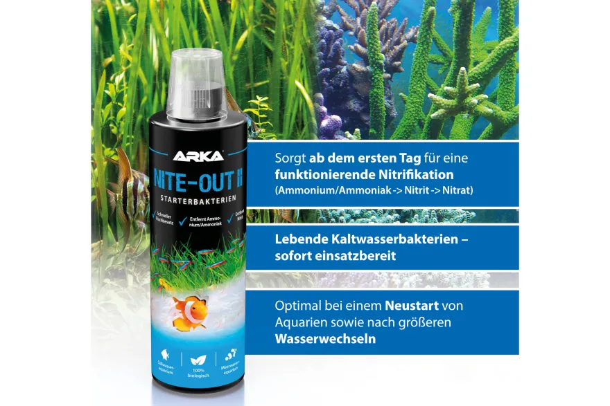 ARKA Nite‑Out II, Starterbakterien, 118 ml
