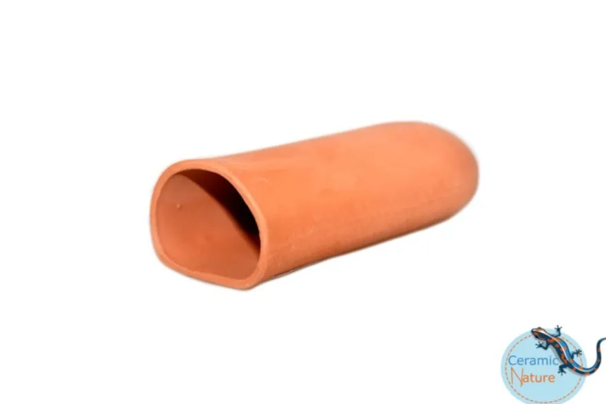 CeramicNature Höhle rund, medium – rot, ca. 12 × 5 × 4 cm