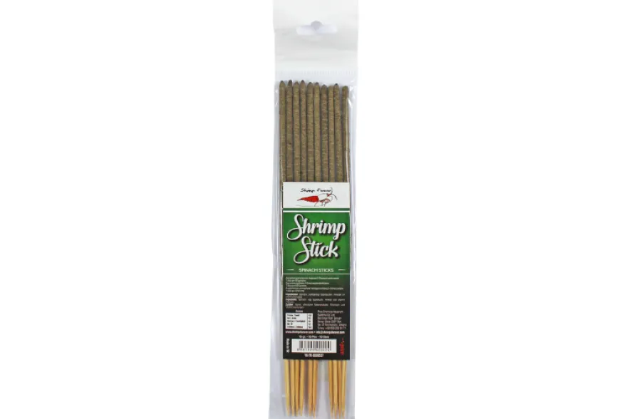 Ceramic Nature Shrimp Stick Spinat Lolly 10 Stk.