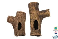 CeramicNature Y-Log S, Astgabel-Höhle, ca. 22 × 15 × 5,5 cm