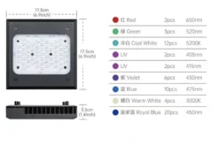 Chihiros Nova 1 Meerwasser-LED, 126 W