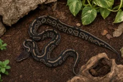 Cinnamon-Leopard-Königspython, Python regius