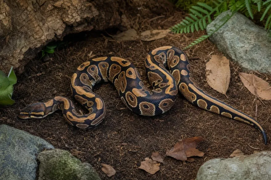 Cypress-Königspython, Python regius