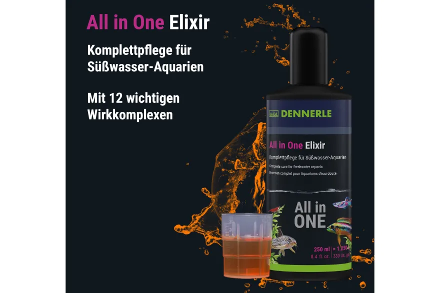 Dennerle All in One! Elixier, Komplettpflegemittel, 500 ml