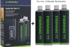 Dennerle Carbo Bio 60/80, Komplett-Set inkl. 6x Refill, für 60-80 Liter Becken