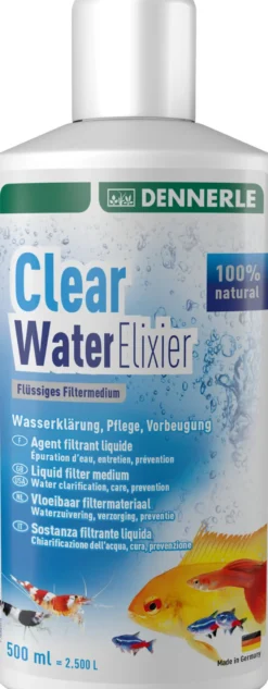 Dennerle Clear Water Elixier, Wasserklärer, 250 ml