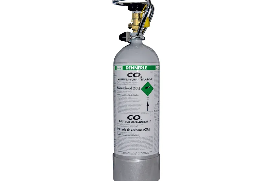 Dennerle CO2 Mehrwegflasche, 2000 g grau