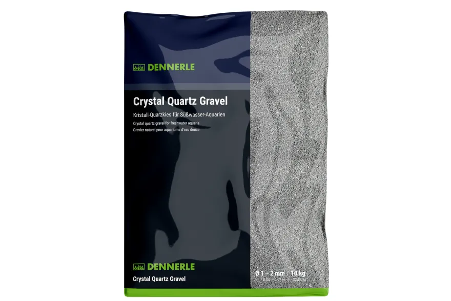 Dennerle Kristall-Quarzkies, Farbkies, schiefergrau, 10 Kg