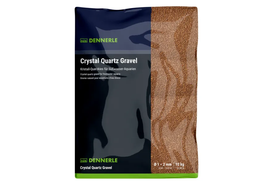 Dennerle Kristall-Quarzkies, Farbkies, rehbraun, 10 Kg