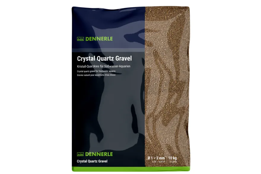 Dennerle Kristall-Quarzkies, Farbkies, dunkelbraun, 10 Kg