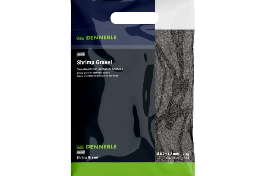 Dennerle Nano Garnelenkies, Sulawesi schwarz, 2 Kg