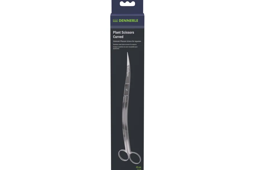Dennerle Plant Scissors Curved (25 cm), Pflanzenschere gebogen