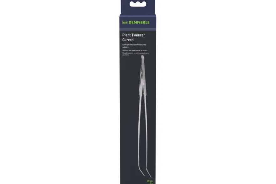 Dennerle Plant Tweezer Curved (30 cm), Pflanzpinzette gebogen