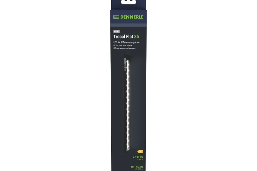 Dennerle Trocal Flat 35, LED-Aufsatzleuchte, 40-45 cm (Auslaufartikel)