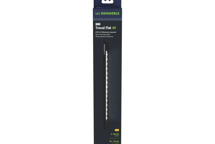 Dennerle Trocal Flat 40, LED-Aufsatzleuchte, 40-45 cm (Auslaufartikel)
