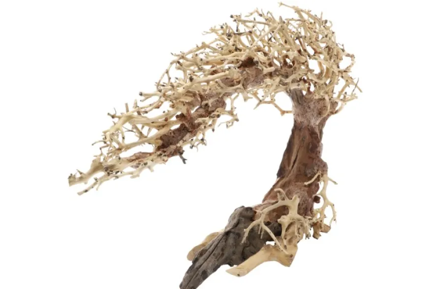 Dupla Crooked Root L, Handgemachte Aquariendeko