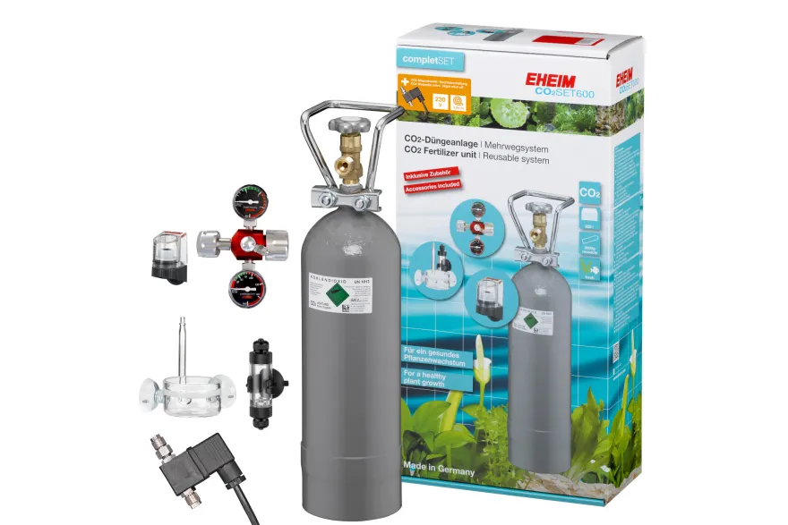 Eheim CO₂SET600 Mehrweg 2000 g, CO2-Anlage inkl. Nachtabschaltung