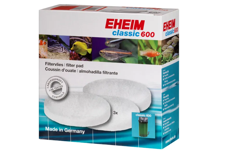 Eheim Filtervliese für Classic 600 (2217), 3 Stück