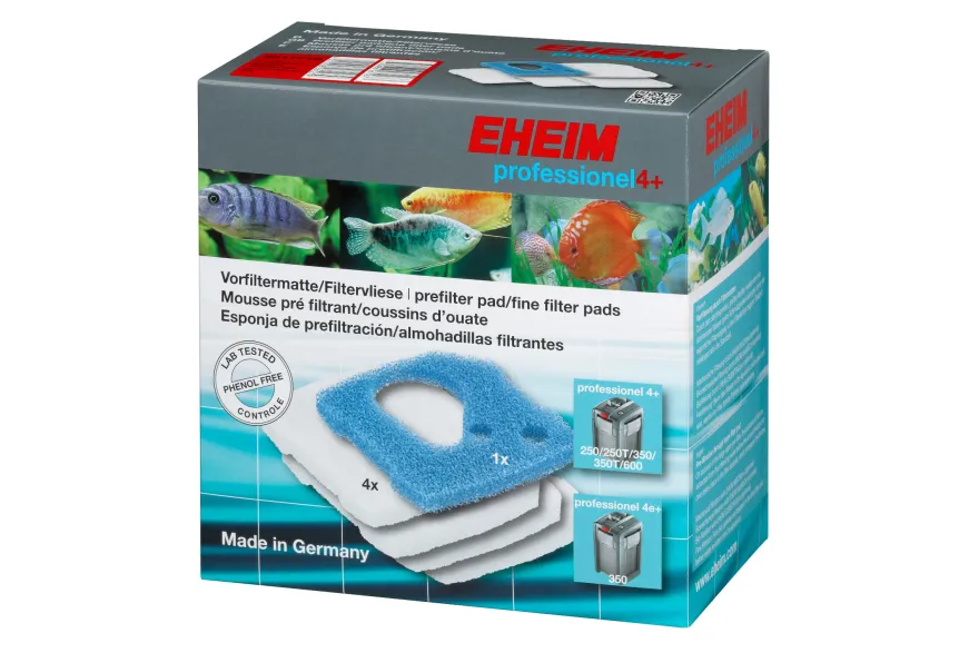 Eheim Filtervliese und Vorfilter für Prof. 4+/4e+, 5 Stück