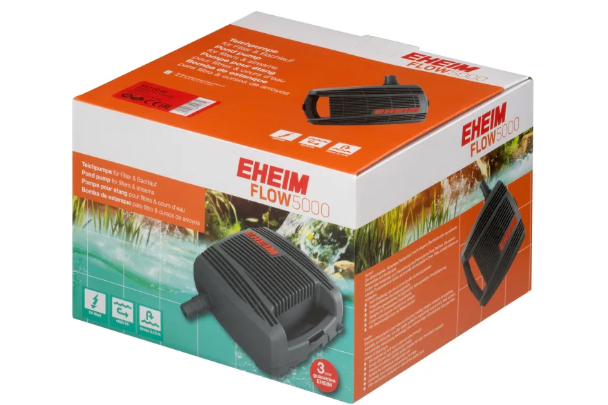 Eheim FLOW5000, Teichpumpe für Filter und Bachläufe