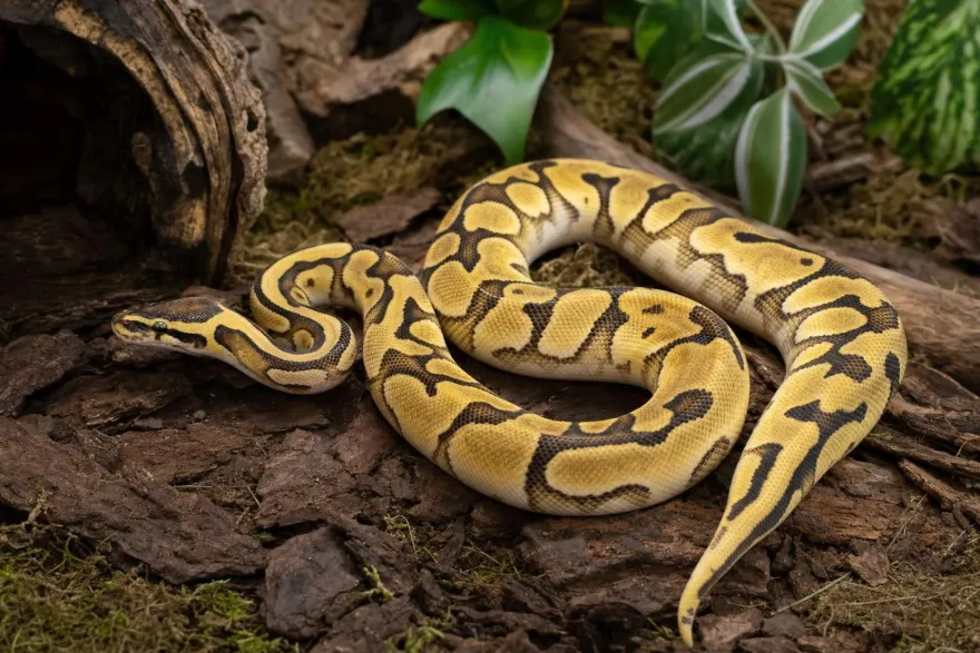 Enchi-Pastel-Königspython, Python regius