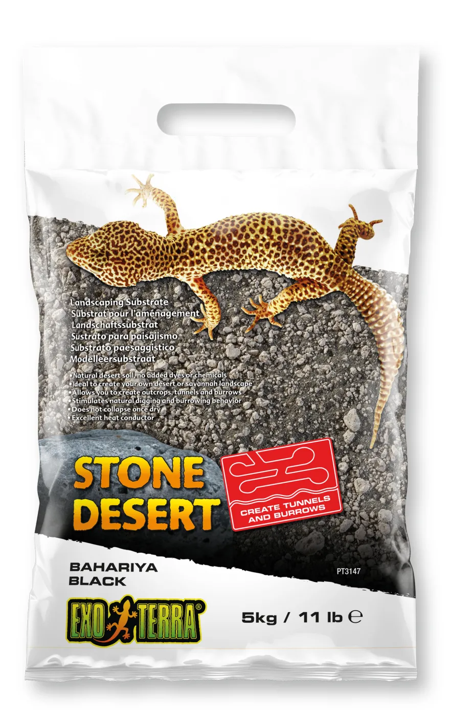 Exo Terra Bahariya Black Stone Desert 5kg