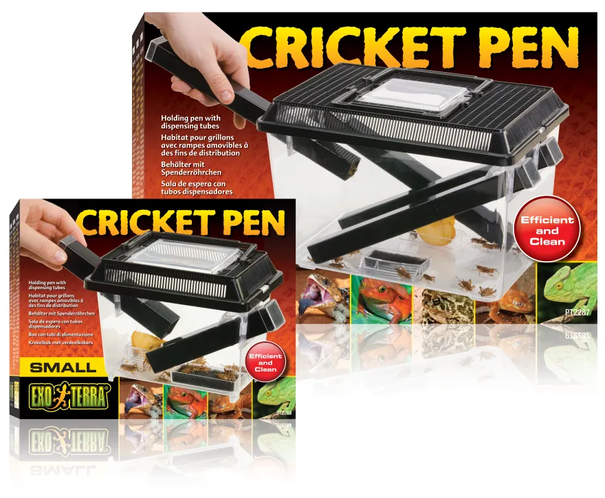 Exo Terra Cricket Box mit 2 Röhren + 1 Schwamm