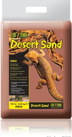 Exo Terra DesertSand rot 4,5kg Terrariensubstrat