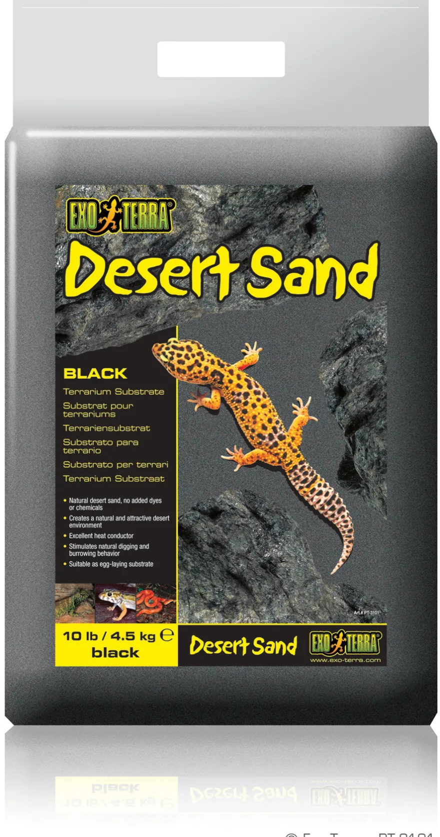 Exo Terra DesertSand schwarz 4,5kg Terrariensubstrat