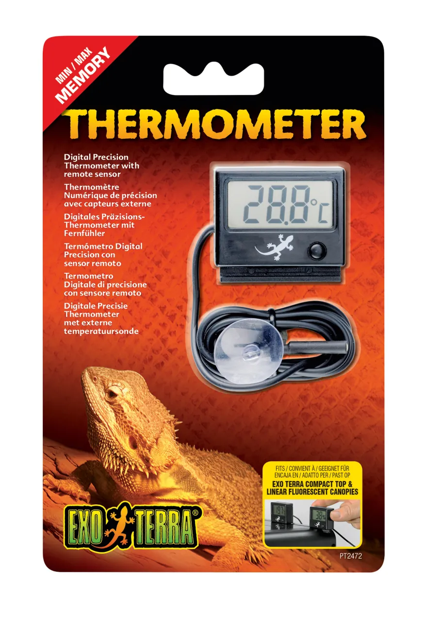 Exo Terra LED Thermometer mit Messfühler