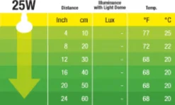 Exo Terra Night Glo NG T10/25 W