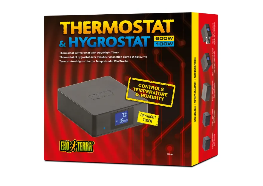 Exo Terra Thermostat & Hygrostat mit Timer