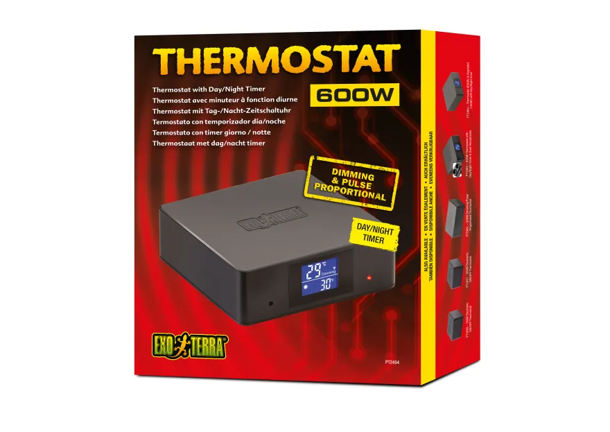 Exo Terra Thermostat 600W mit Tag/Nacht Timer