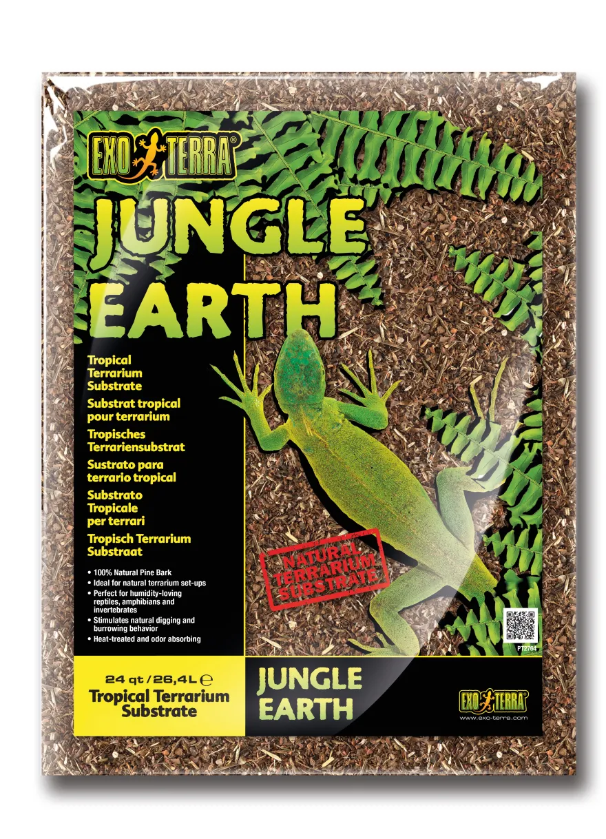 Exo Terra Tropical Terrarium-Substrate Jungle Earth, 26,4l