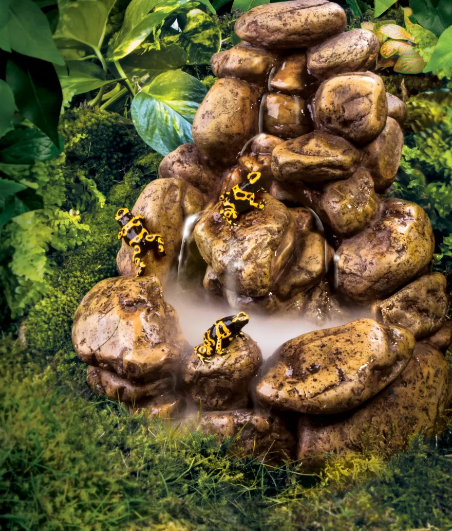 Exo Terra Wasserfall Kiesel goß inkl. Pumpe