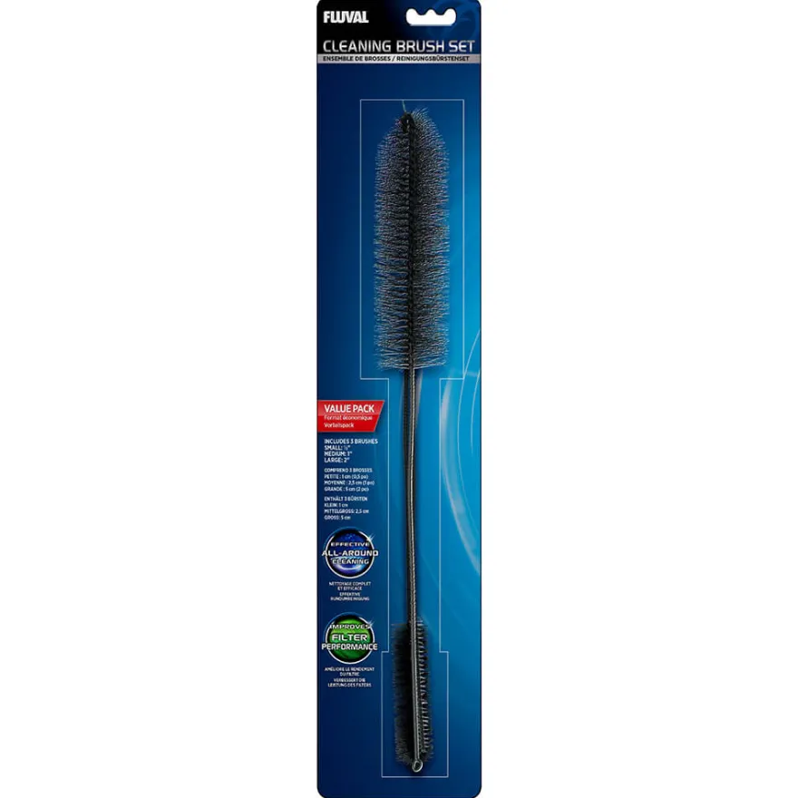 Fluval Aquarium-Bürstensatz 3er-Set