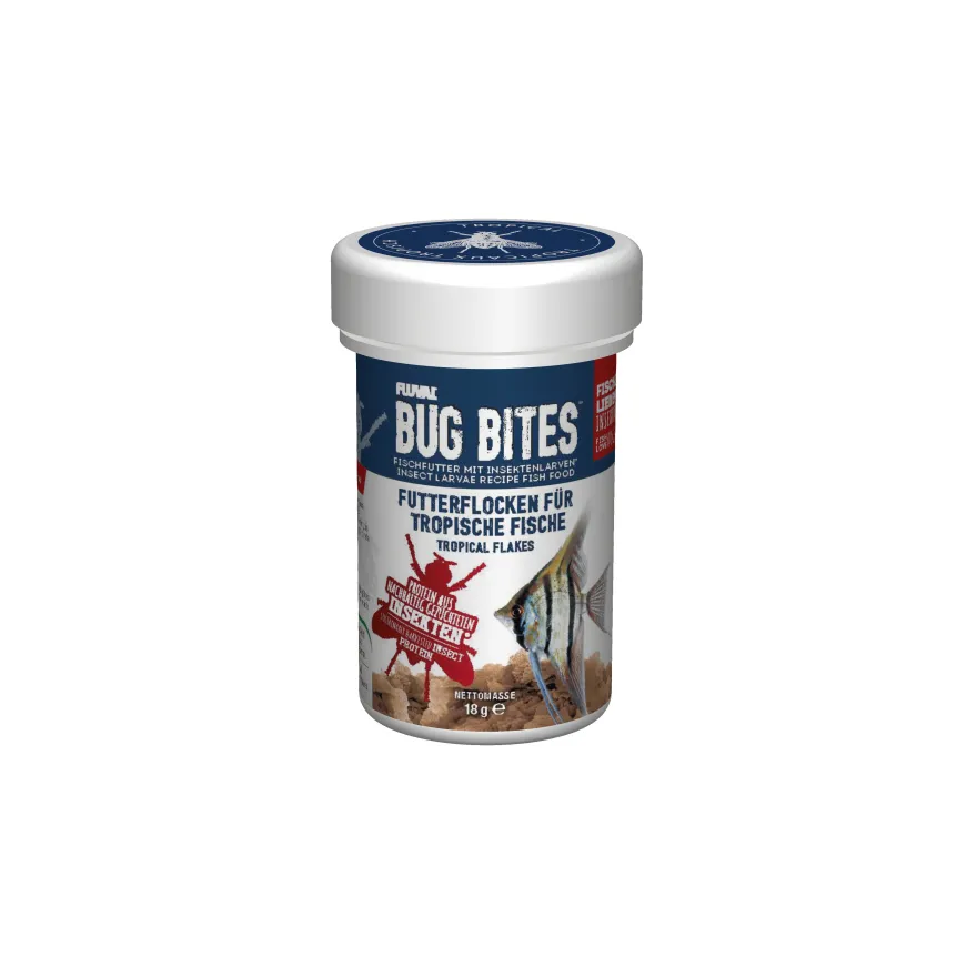 Fluval Bug Bites Tropical Flakes 100ml