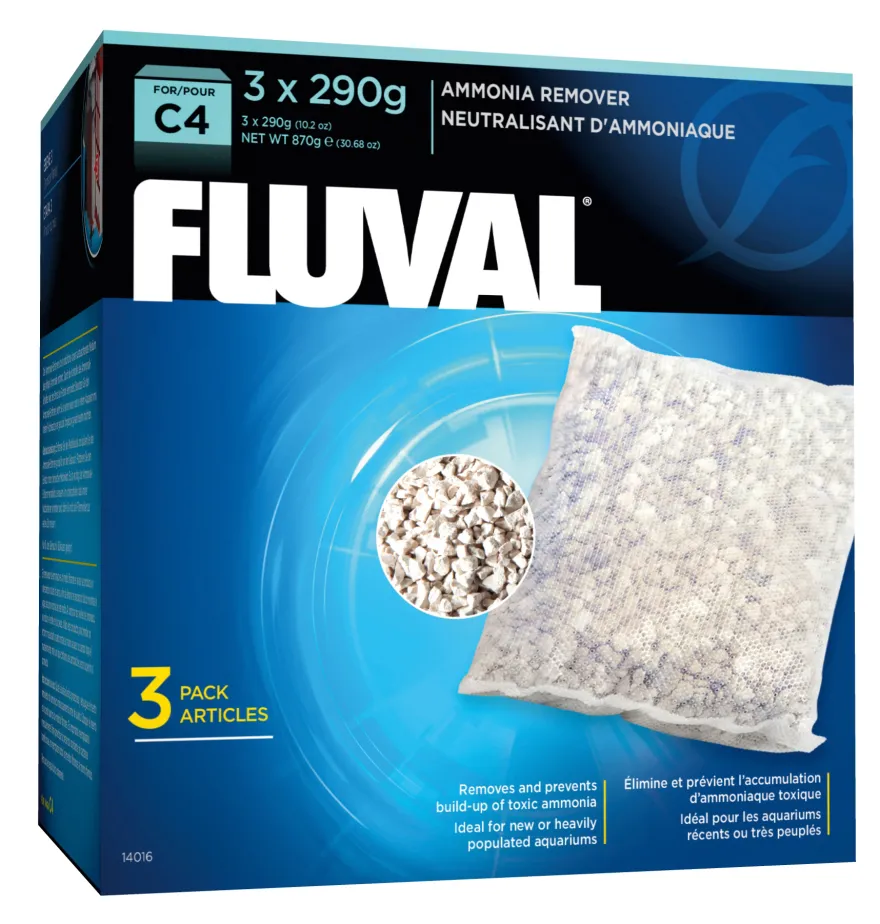 Fluval C4 Ammoniak Entferner 3x290 g