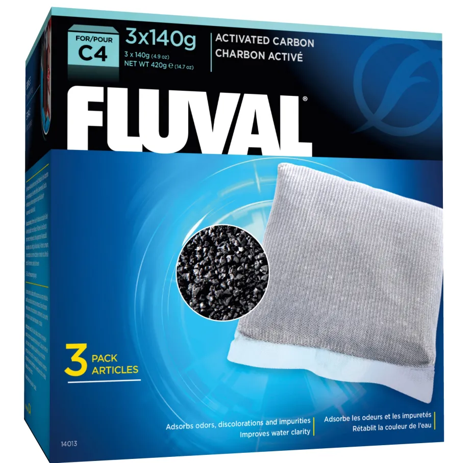 Fluval C4 Kohlepatrone 3x140 g