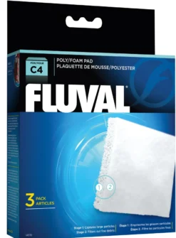 Fluval C4 Schaumstoff/Polypatrone 3er-Pack