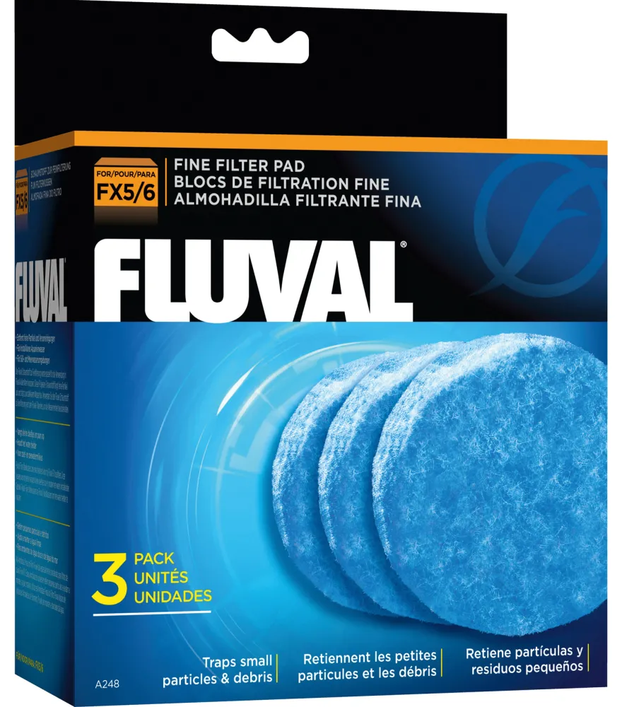 Fluval Feinfilter-Schaumstoff 3er-Pack FX5/6